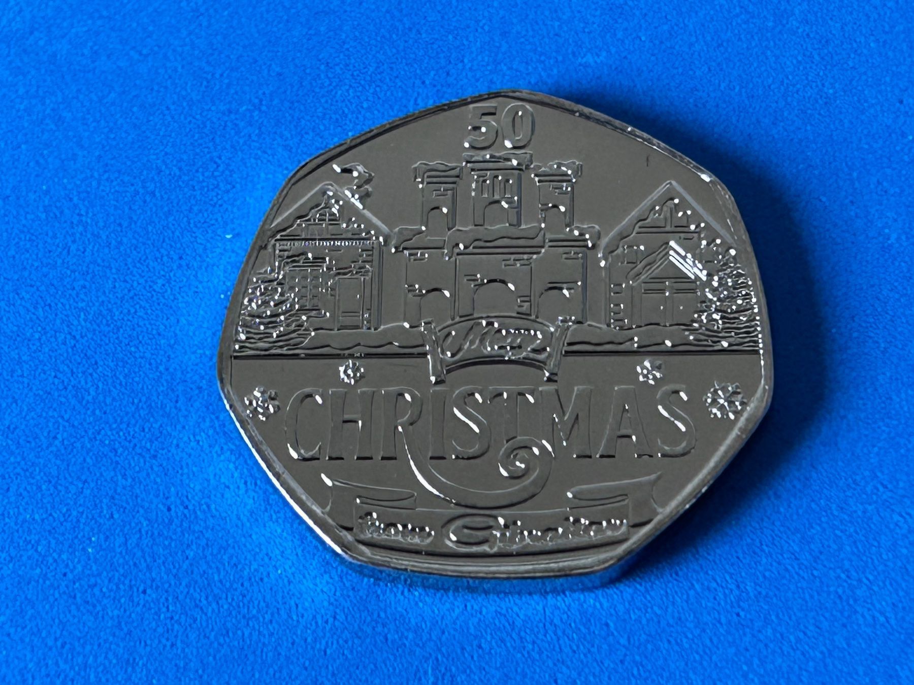 Tutti le monete: Gibraltar - 50 pence - Christmas 2024 UNC – Nuovo (secondo la descrizione) da Corcelles NE venduto da AJKader 3