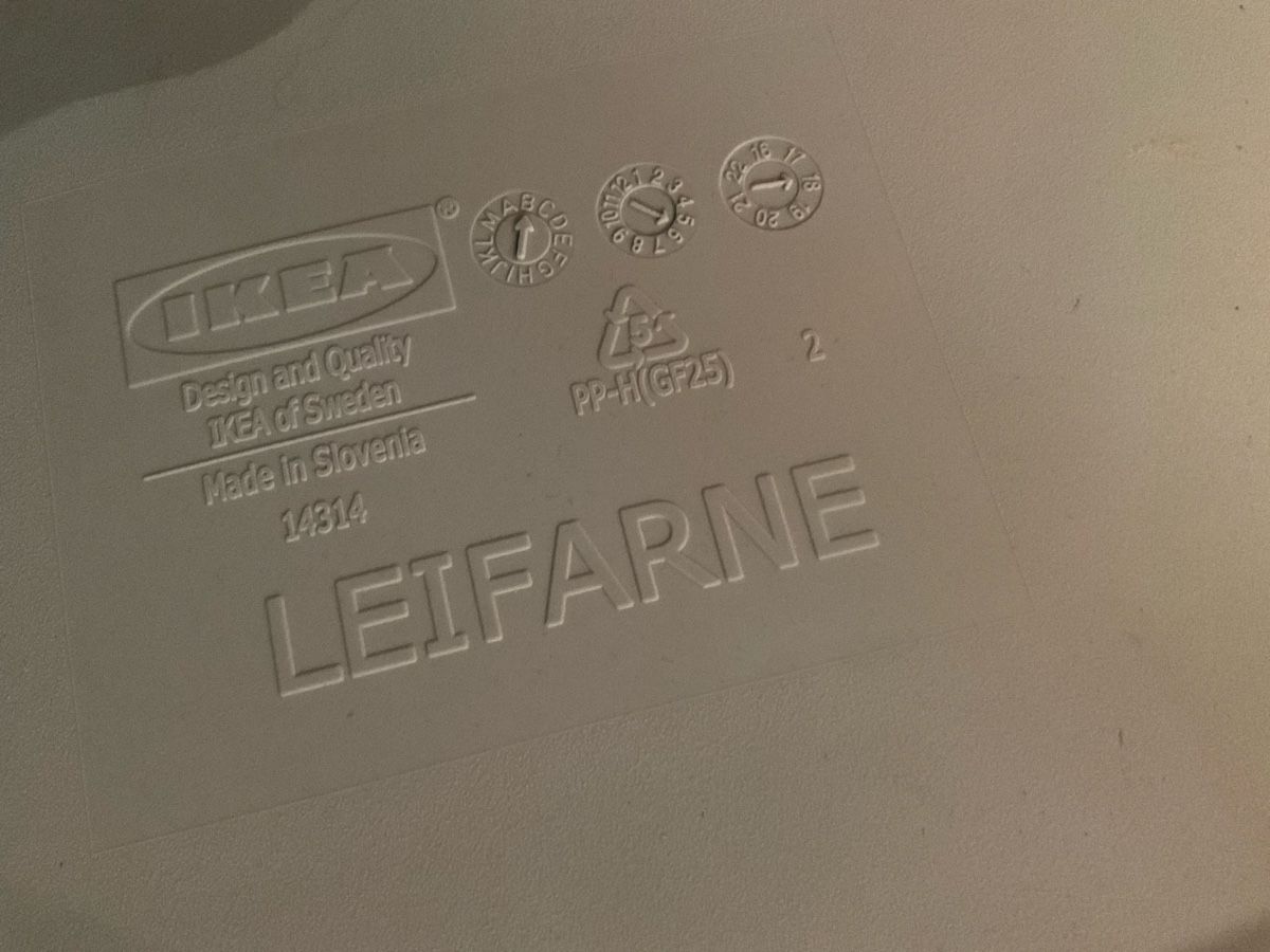 Ikea Sedie: Chaises IKEA Leifarne bleu clair  – Usato da Correvon venduto da HelloBello71 3