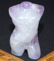 Deko - Heilstein A-322 – Torso – Amethyst – ca. 3,5 cm