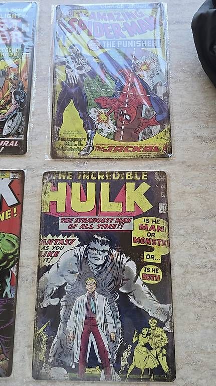 Insegne: Marvel / DC Blechschilder – Nuovo e nell'imballaggio originale da Bazenheid venduto da Exo_Tic