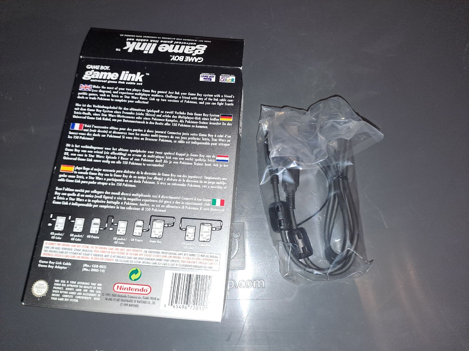 Nintendo Kabel: Game Boy Color Game Link Kabel universal cable Set Nintendo  – Neu und originalverpackt aus Aarau von  7
