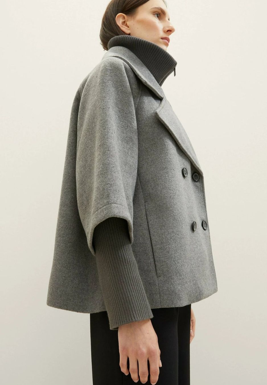 Tom Tailor Giacche: Tom Tailor Damen Jacke Cape - Gr. S - NEU – Nuovo (secondo la descrizione) da Kollbrunn venduto da Bobibau 1