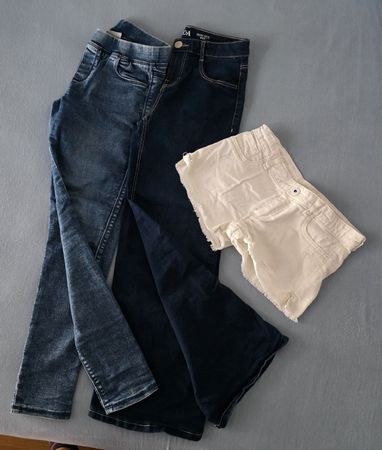 C&A Jeans-Set, Gr. 152/158, Sommer-Shorts Gr. 152 Top!