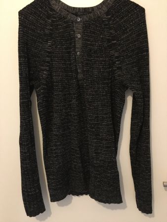 Herrenpullover Donna Karan NewYork, Gr. M, 100%Baumwolle,NEU