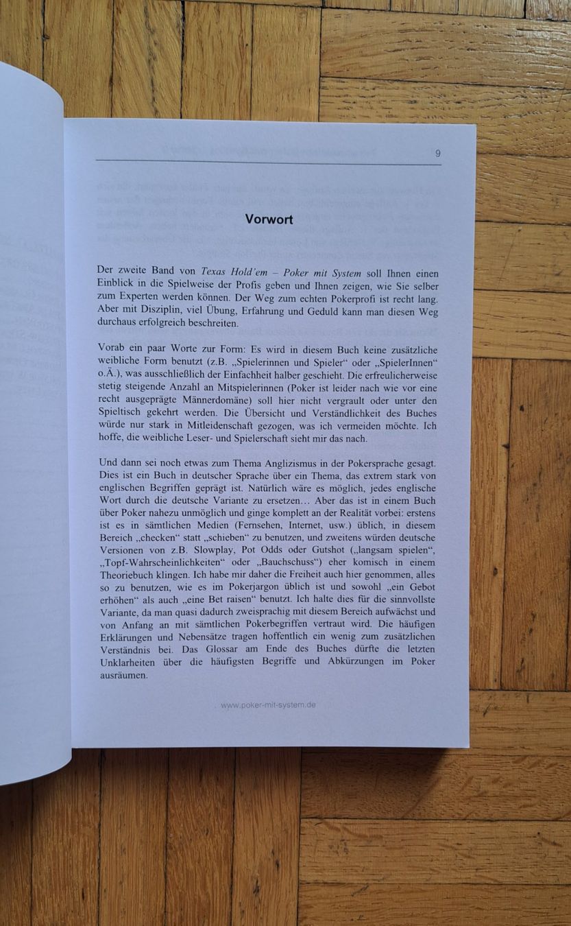 Libri: Texas Hold'em. Poker mit System. Band 2. – Usato da Zürich venduto da nic_dgn5 1
