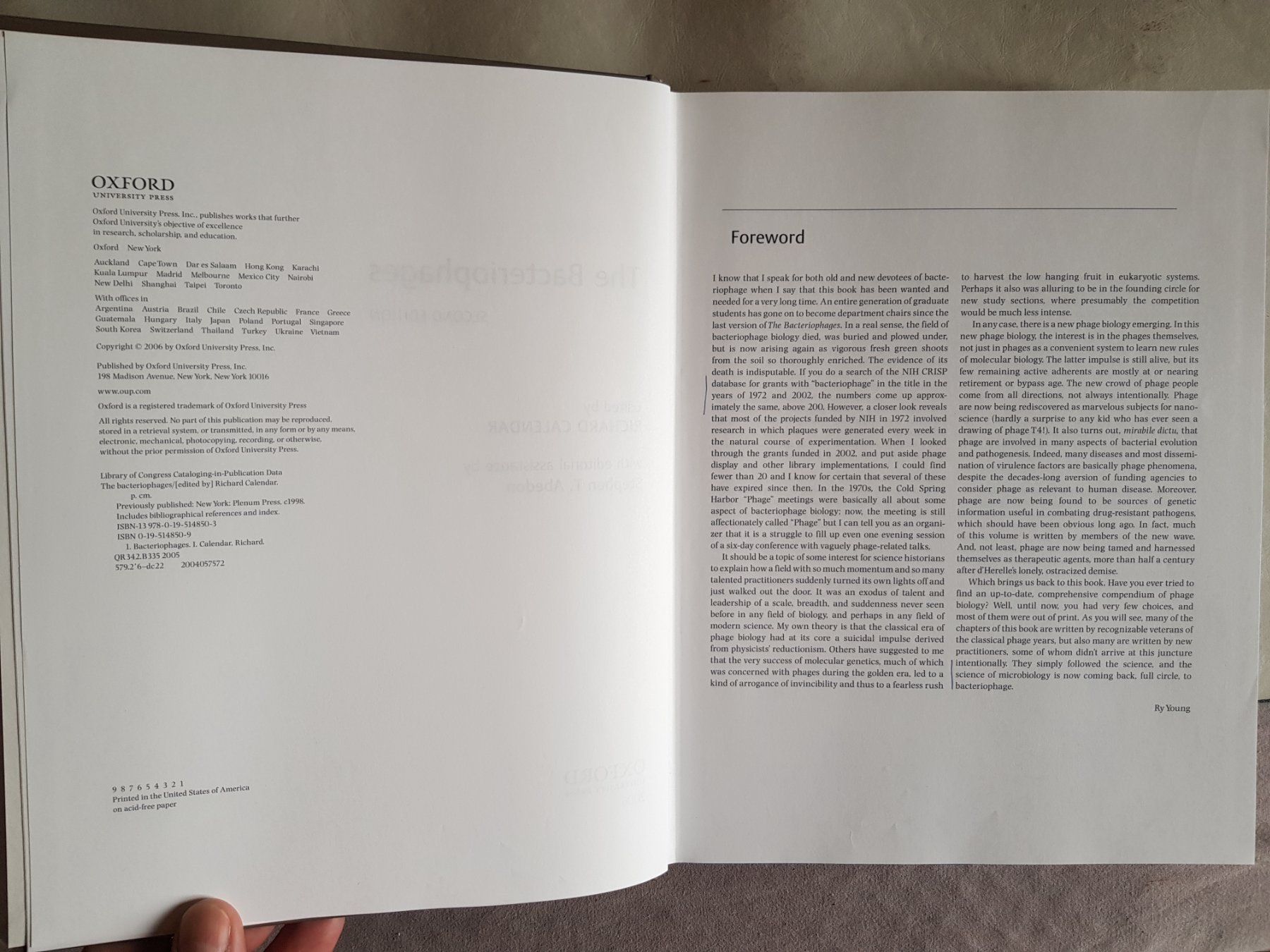 Libri: The Bacteriophages - Richard Calendar - 2. Edition - 2006 – Usato da Walterswil BE venduto da Lonitti 8