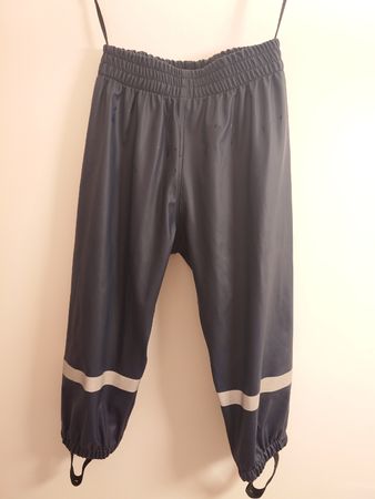 Kinder Regenhose, dunkelblau wasserdicht, Grösse 98/104