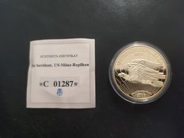 Liberty Münze Cu/Ni 2002