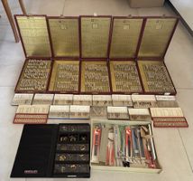 Lot Furka Zeigersortimente & diverse Uhrmacher-Ersatzteile
