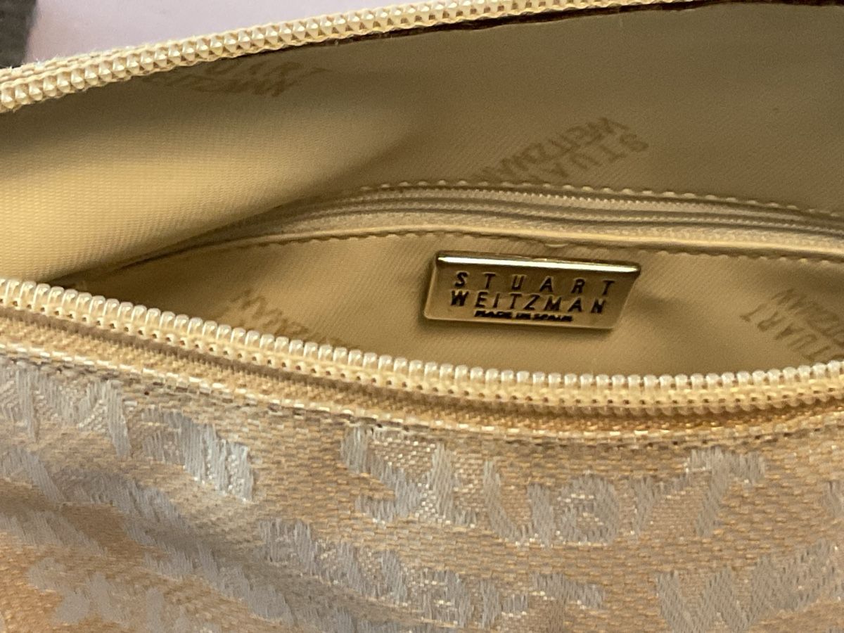 Taschen für Damen: Stuart Weitzman Handtasche Canvas beige Shopper Bag CHIC! – Gebraucht aus Nürensdorf von Enme 3
