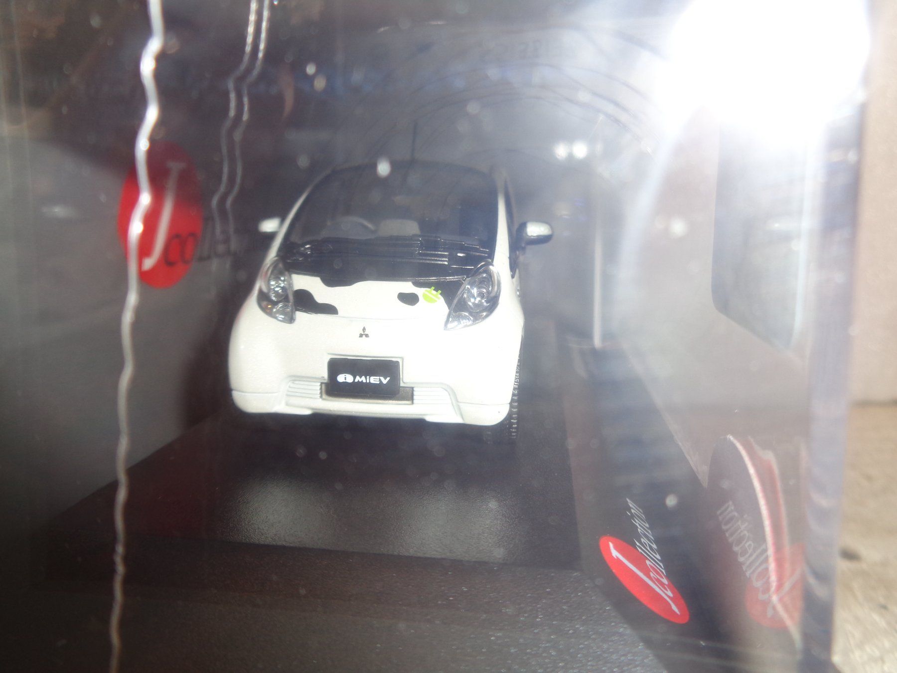 Mitsubishi Modellini d'auto: Jcollection 1:43 Mitsubishi I-Miev 2012 Moo Moo – Nuovo e nell'imballaggio originale da Reconvilier venduto da rallycar 2