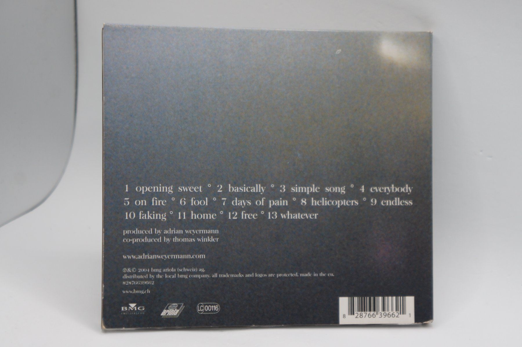 CD: CD Adrian Weyermann - Home – Usato da Ernetschwil venduto da luisvonerni 1
