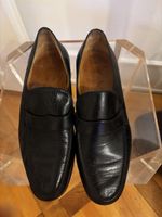 Mocassins homme Berluti cuir noir pointure 39 état usé