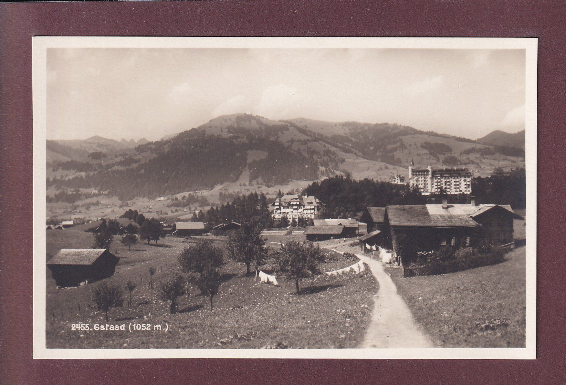 Cartes postales: GSTAAD - Kleiner Weg – D'occasion à Pully par nicecards
