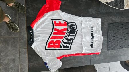 Cuore Velo Trikot Bike Factory weiss rot kurzarm neu Gr. S