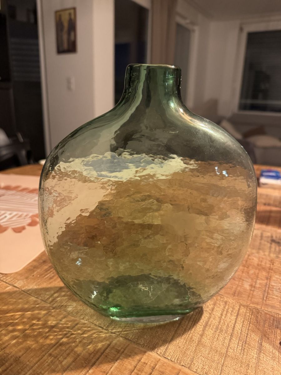 Tutte le decorazioni: Glasflasche grün dekorativ Dekoobjekt – Usato da Pfäffikon ZH venduto da Die_Wislis