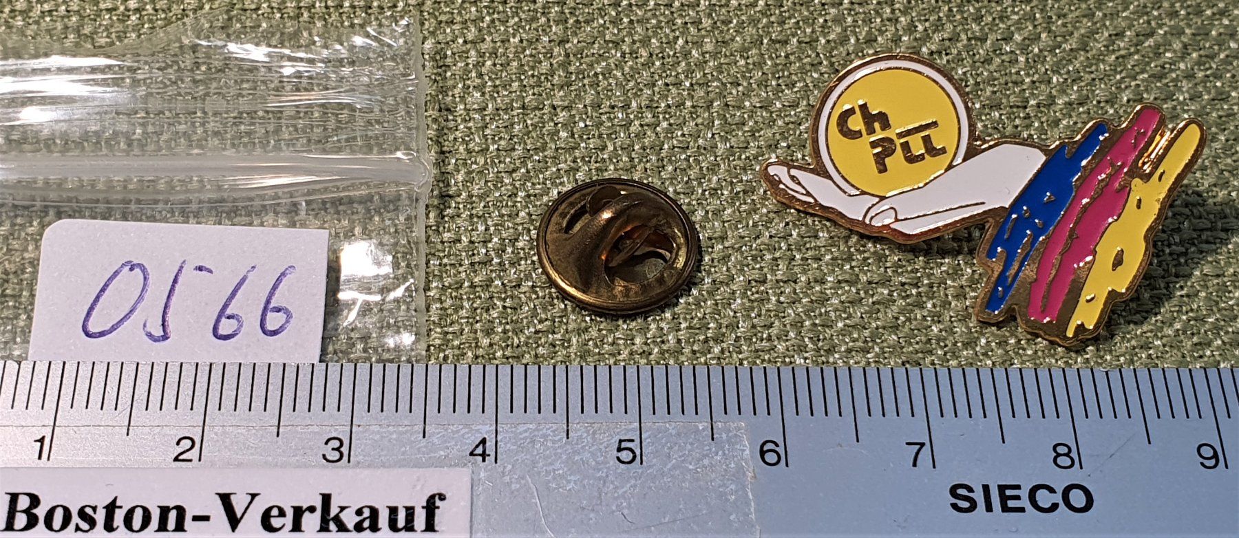 Placchette & Badge: O566 - Pin Die Post Ch PTT – Usato da Reinach BL venduto da Boston-Verkauf 1