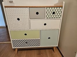 Kommode mit 7 schubladen