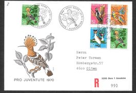 R-FDC Pro Juventute Serie 1970 J232 - J235 ET Bern 1.12.1970