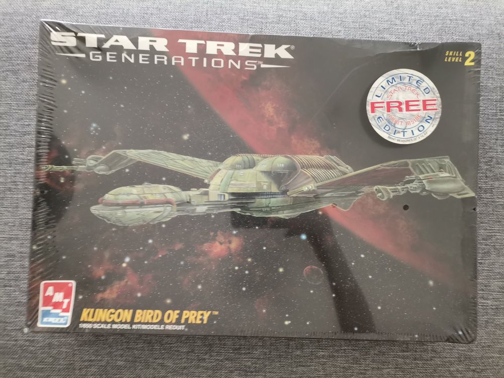 BUILT Star Trek Klingon Battle Cruiser Amt Ertl Model Kit AS IS