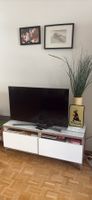 Meuble TV IKEA BESTÅ + plateau en verre – excellent état