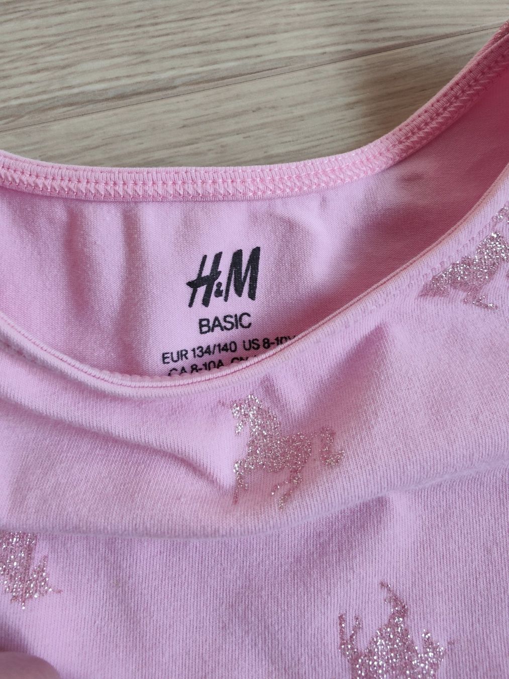 H&M Vestiti & Gonne: Langarm Kleid/Röckli Einhorn - Gr. 134/140 – Usato da Kirchleerau venduto da hop82 2