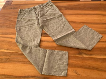 NILE mega schöne Leinen Sommerhose Gr. S