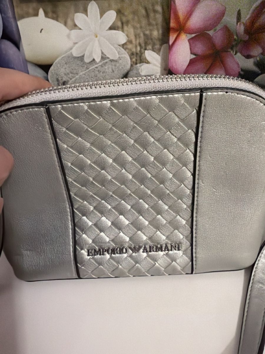 Armani Taschen für Damen: Emporio Armani Tasche Silber – Gebraucht aus Luzern von abaazid71 3