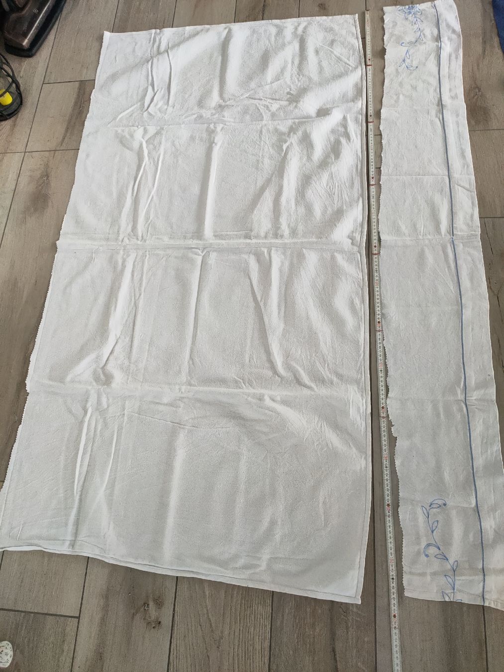 Stoffe: Stoffreste-Sortiment: vintage Baumwolle, Biedemeier & Jeans – Gebraucht aus Gipf-Oberfrick von minini 3
