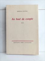 Au bout du compte / Mireille Kuttel / SPES Lausanne 1961
