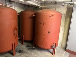 Heizwasserspeicher 2000 L, aus Stahl, gebraucht