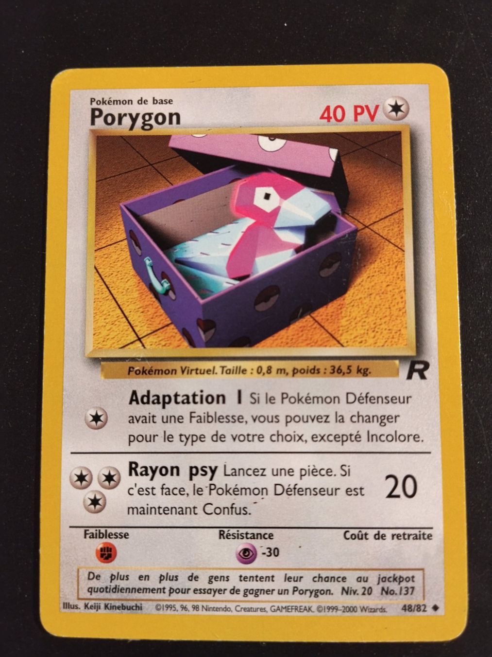 Pokémon Cartes à collectionner: Pokémon Team Rocket: Porygon 48/82 FR – D'occasion à Palézieux-Village par oufoux08