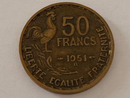 Frankreich 50 Francs 1951 - B
