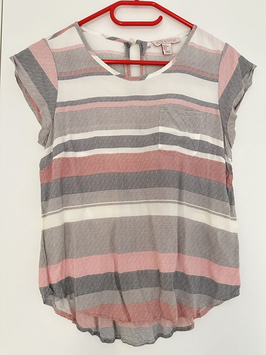 Chemisiers: Rose & Thyme Blouse striped size M good condition – D'occasion à Horgen par ger_2y92