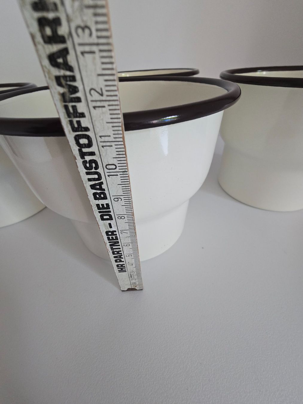 Ikea Vasi per fiori: IKEA CITRONSYRA Blumenübertopf Emaille, weiss, – Usato da Bergdietikon venduto da ewa1005 3