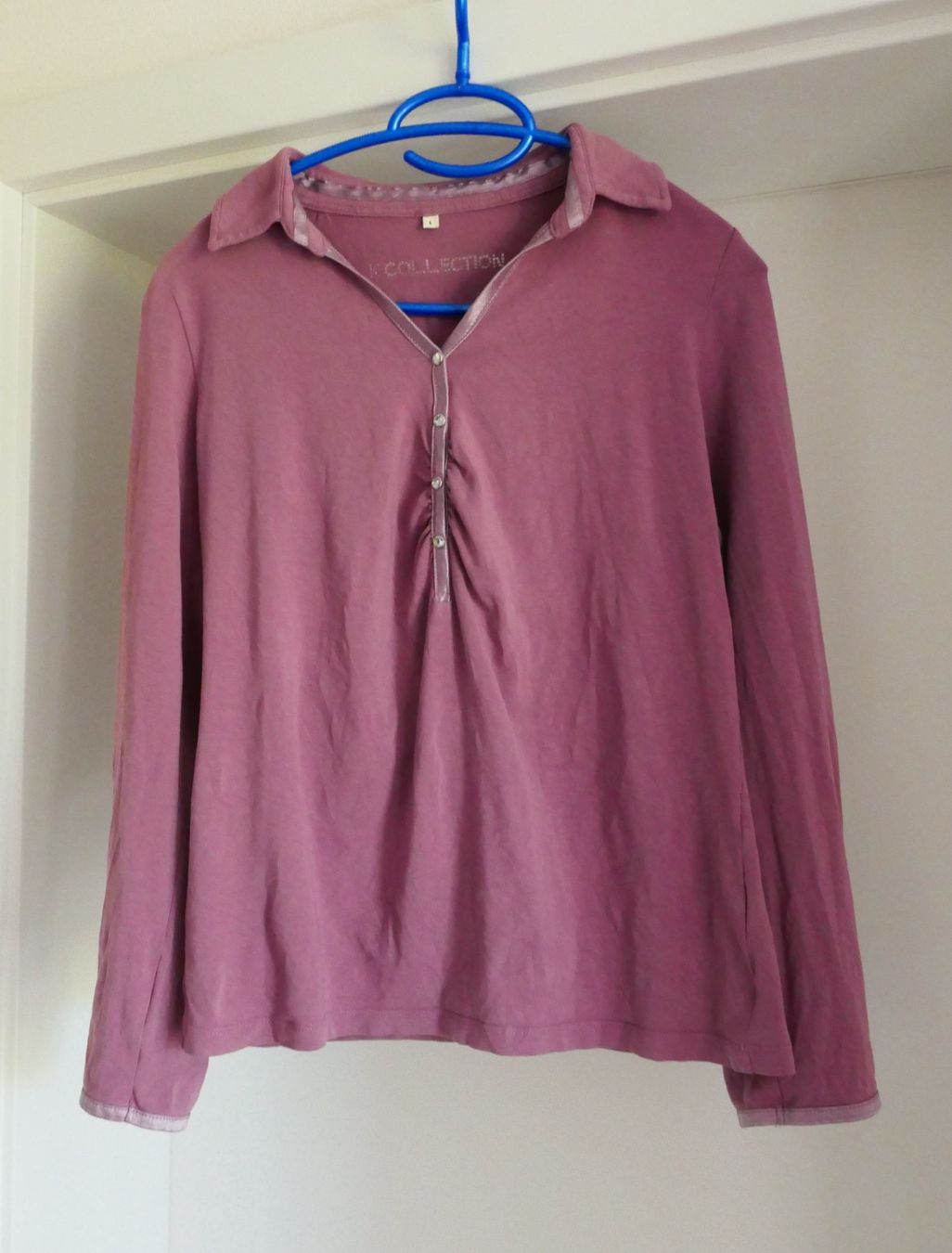 Camicette: Langarm-Shirt/Bluse K Collection, Gr. S – Usato da Port venduto da uzuku