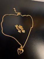 Nina Ricci Schmuckset Herz Collier & Ohrringe Vintage