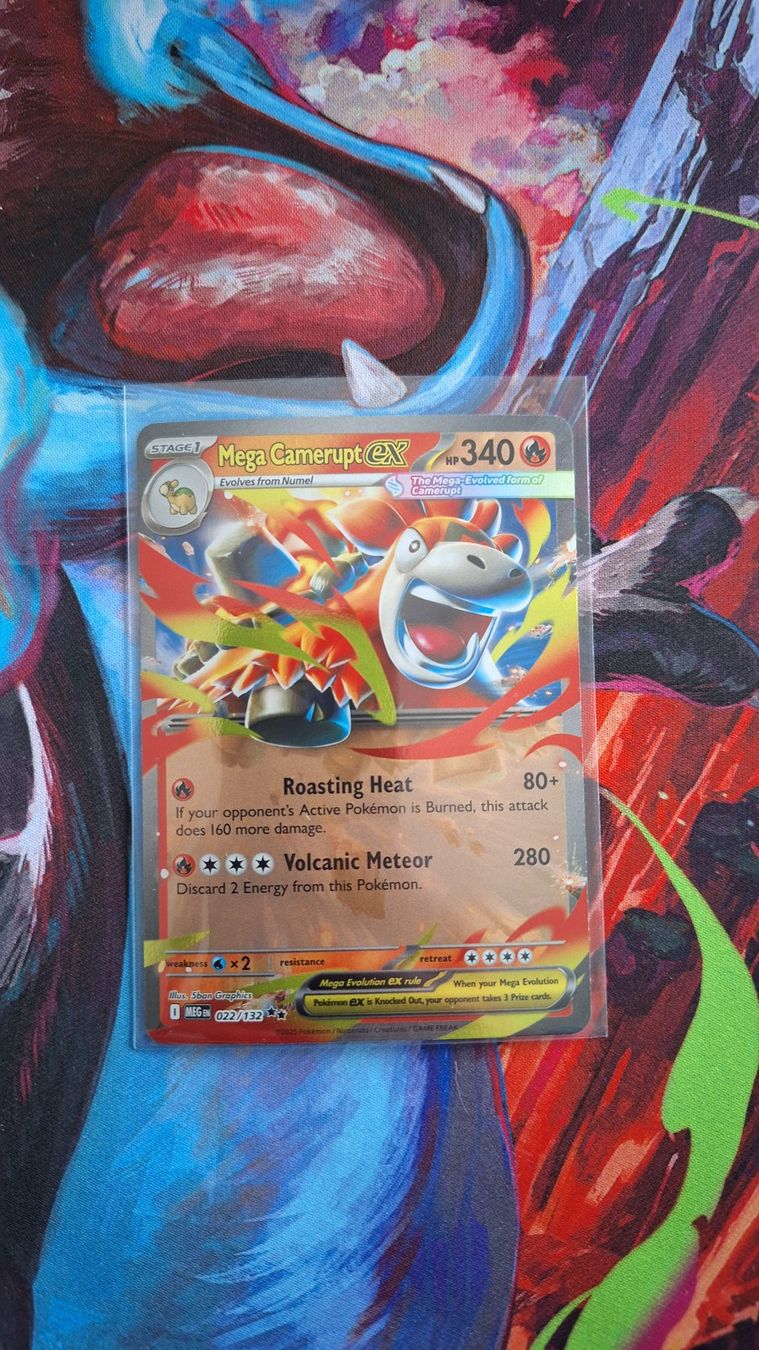Pokémon Carte collezionabili: Mega Camerupt ex - Pokemon Karte – Usato da Altstätten SG venduto da GGsGameshop