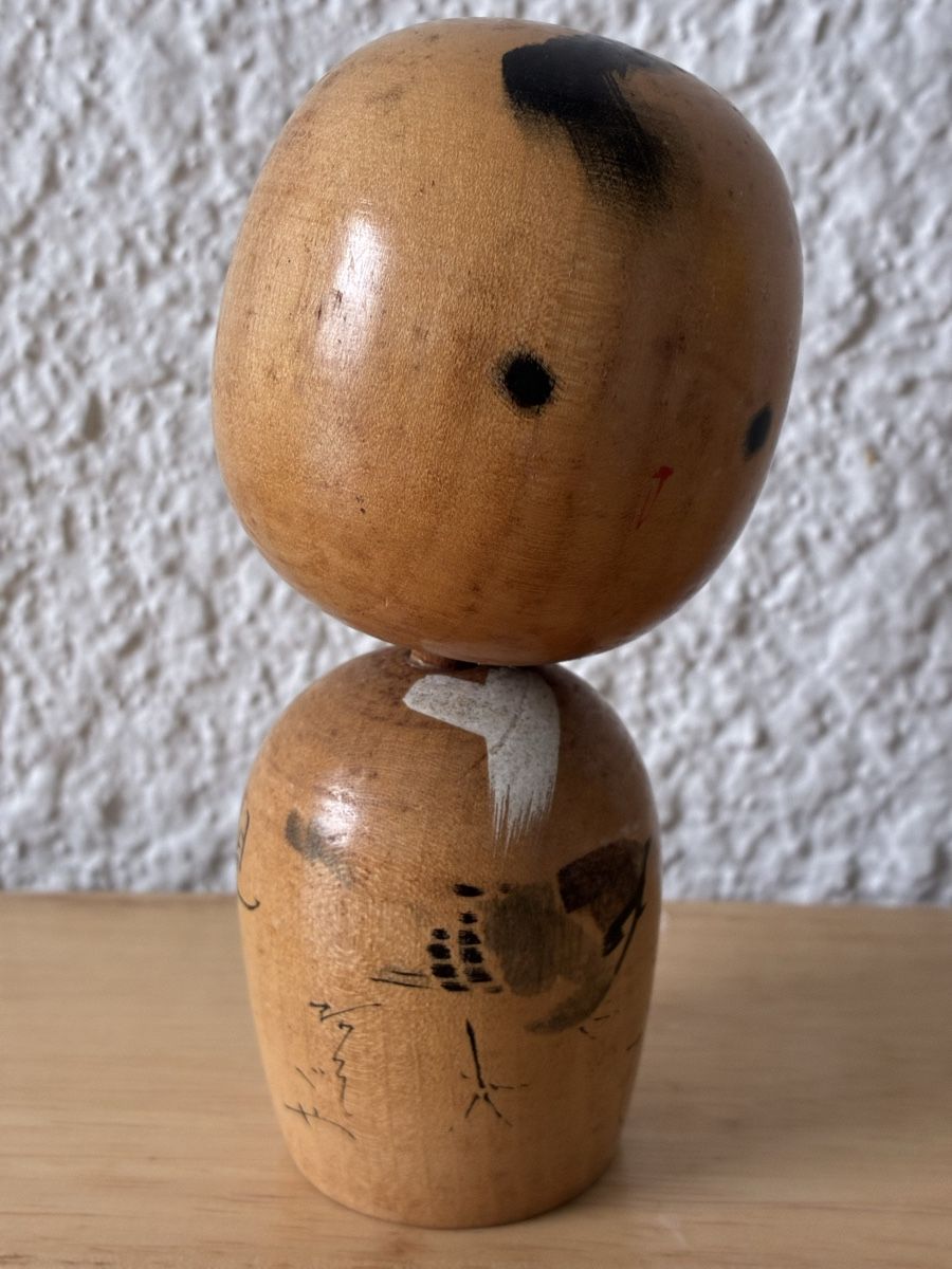 Statuette: Japon kokeshi doll puppet vintage – Usato da St-Aubin-Sauges venduto da asianart 9