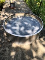 Pflanzen - Untersatz mit Rollen aus Edelstahl , Wetterfest