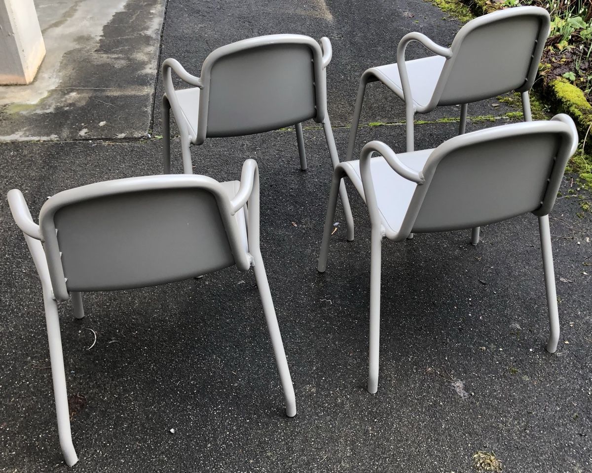 Ikea Sedie: 4 Gartenstühle, stapelbar, stabil & leicht – Usato da Römerswil LU venduto da Icehead 2