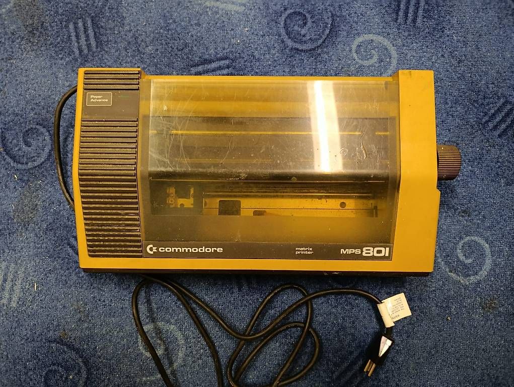 Commodore Drucker: Commodore MPS 801 Matrix Drucker und Zubehör – Gebraucht aus Arbon von Alex.G.