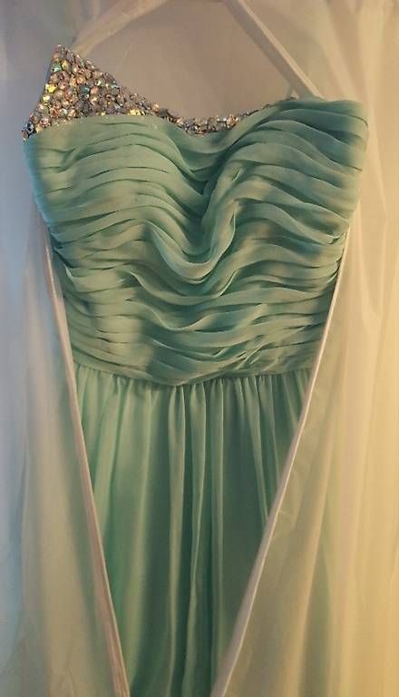 Vestiti: Abendkleid türkis mit Strass – Nuovo (secondo la descrizione) da Gränichen venduto da Lady-Chantelle