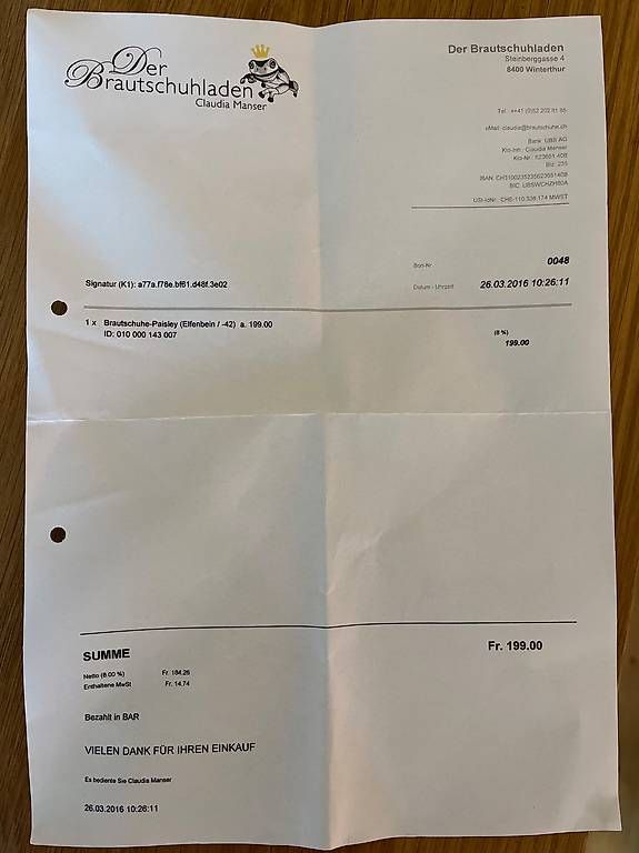 Damenschuhe: Hochzeitsschuhe Grösse 42 – Gebraucht aus Eschenz von BeHappyandSpreadlove 2