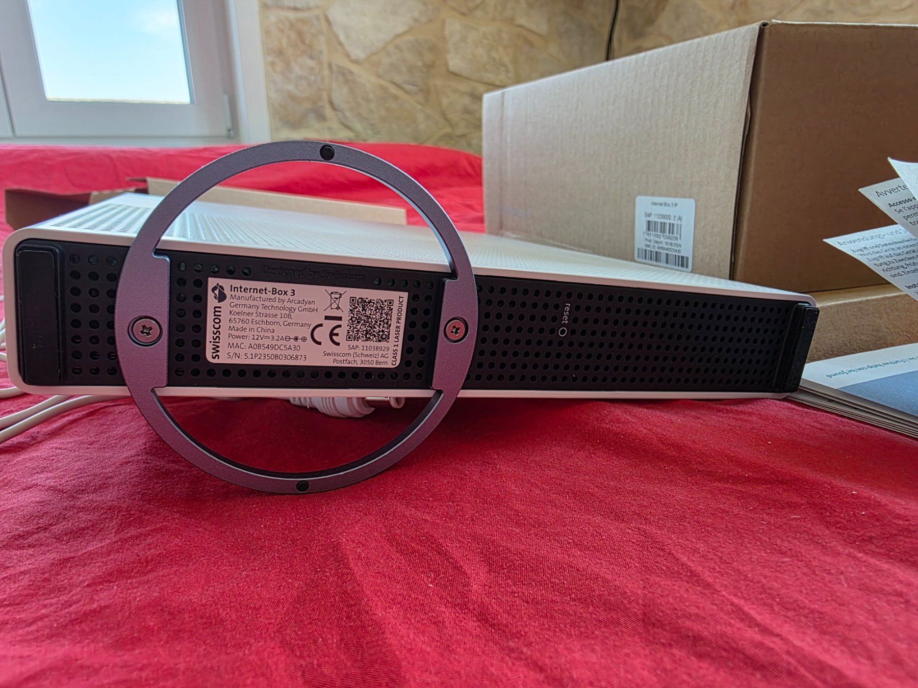 Swisscom Modems & Routeurs: Swisscom Internet-Box 3 Fiber modem router – D'occasion à Immensee par makko91 2