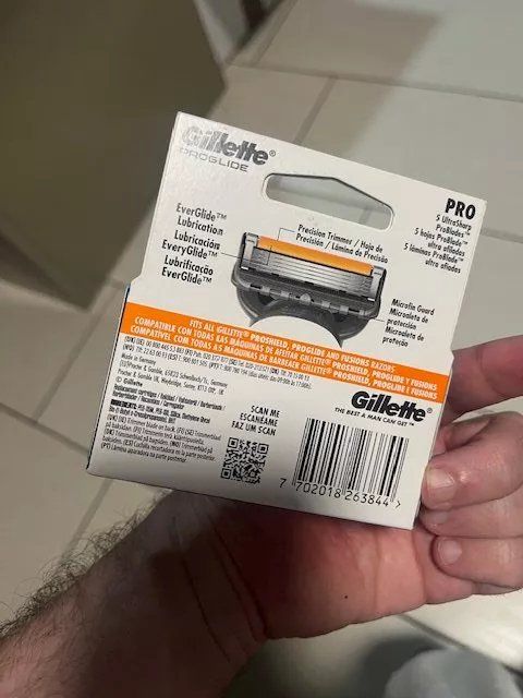 Gillette Rasoi & Lamette da barba: Gillette proglide recharge 4 lames – Nuovo e nell'imballaggio originale da Noville venduto da Berlusconi55 1