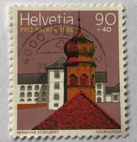 Nr. B253 GESTEMPELT  BAROCKBAD PFÄFERS SG   