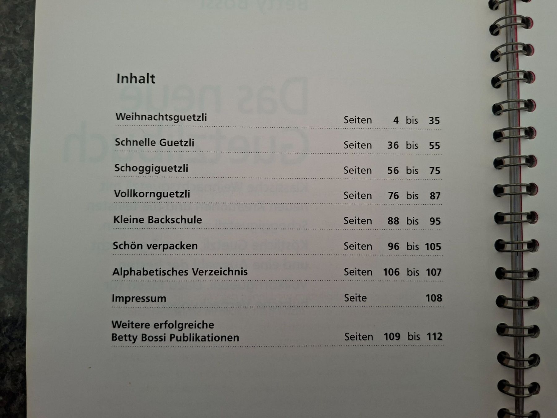 Libri: Betty Bossi; Das neue Guetzlibuch – Usato da Boniswil venduto da Totomat-Lady2 2