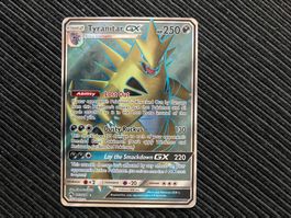 Pokemon Tyranitar GX Fullart SM Lost Thunder near Mint