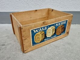 Holzkiste Kiste Seifenkiste WALZ SEIFE WALZ & ESCHLE BASEL